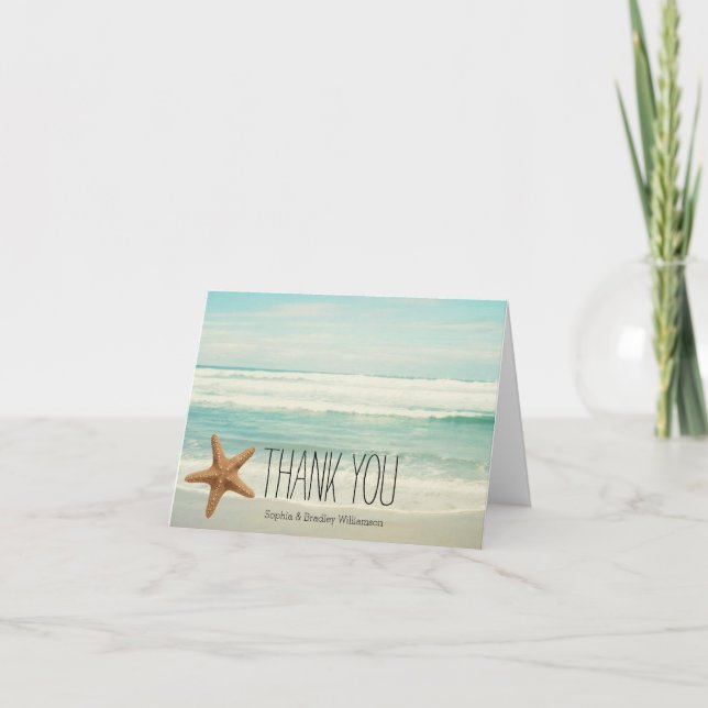Ocean Beach Thank you Card (Front)