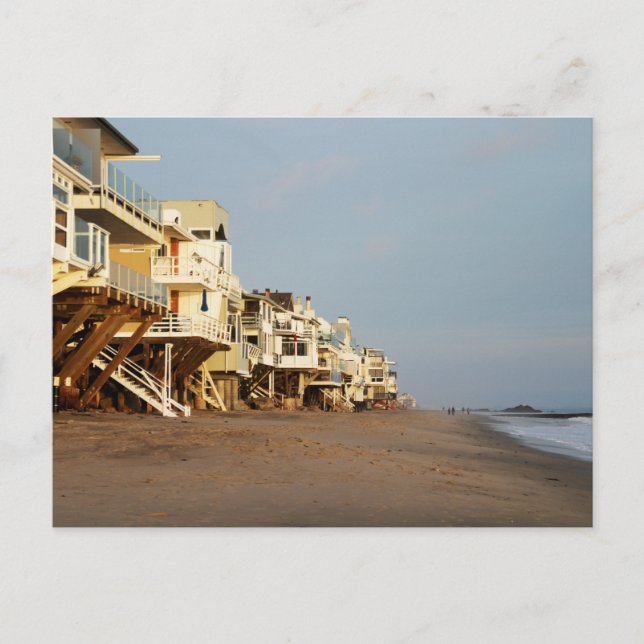 Ocean Beach View, Malibu, California Postcard (Front)