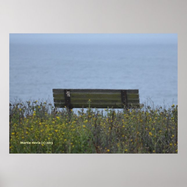 Ocean Bench Poster (Front)