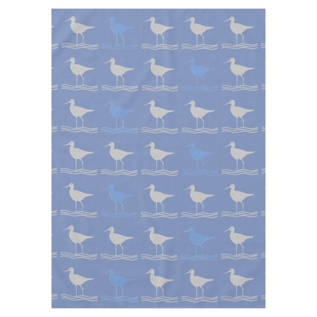 Ocean Birds Tablecloth (Front)