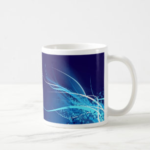 Océan bleu Abstrait - Mug