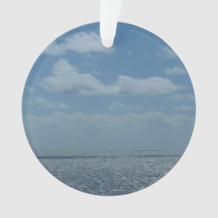 Océan bleu de la mer des Caraïbes