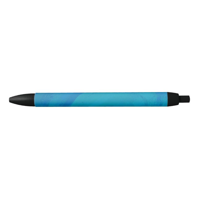 Ocean Blue Black Ink Pen (Front)