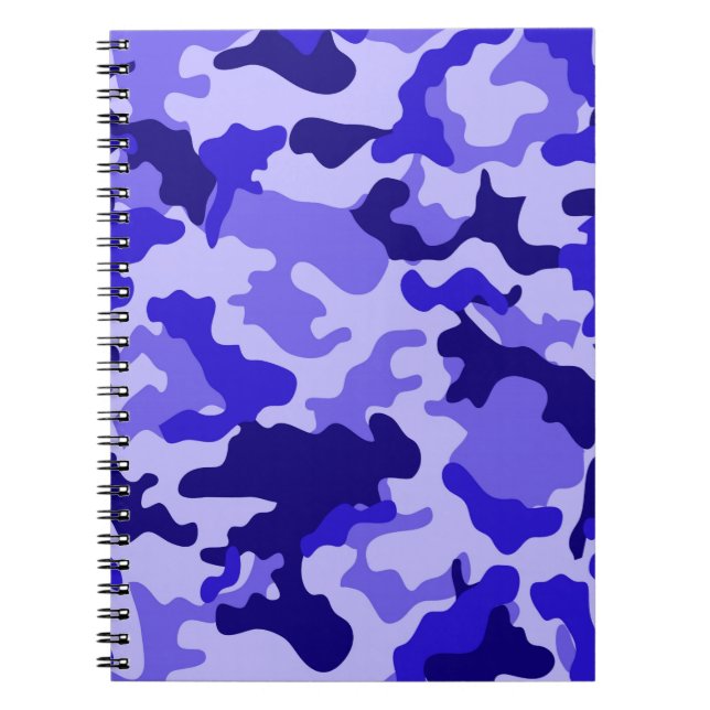 Ocean Blue Camo Notebook (Front)