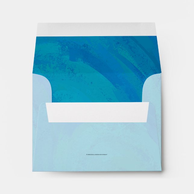 Ocean Blue Envelope (Back (Bottom))