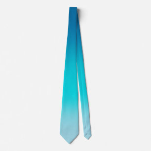 Ocean Blue Gradient Necktie