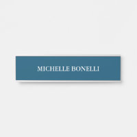 Ocean Blue Minimalist Plain Modern