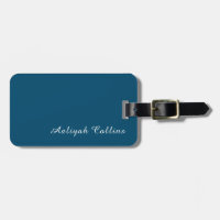 Ocean Blue Minimalist Professional Modern