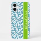 Ocean Blue Monogrammed Elements Print