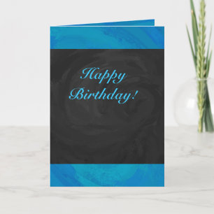 Ocean Blue Party Card