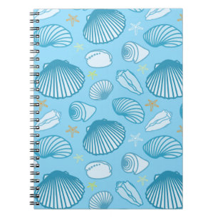 Ocean Blue Pattern Notebook