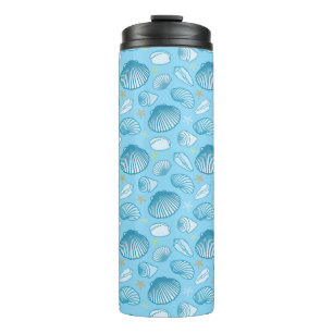 Ocean Blue Pattern Thermal Tumbler