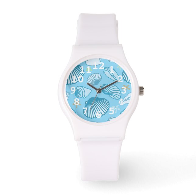 Ocean Blue Pattern Watch (Front)