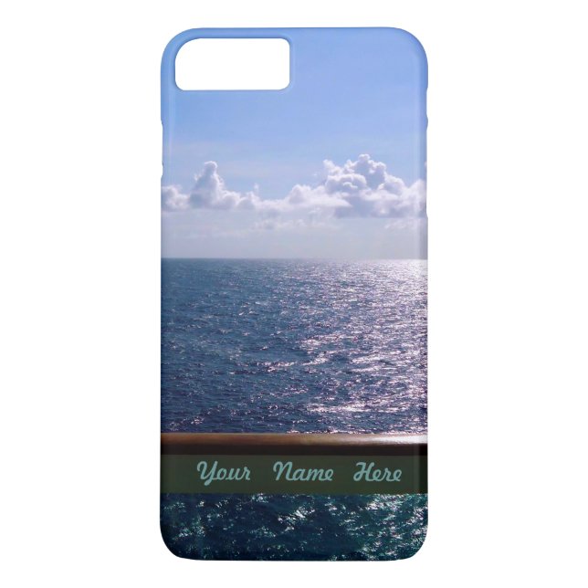 Ocean Blue Personalized Case-Mate iPhone Case (Back)