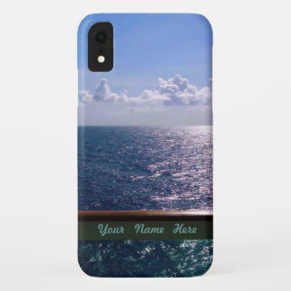 Ocean Blue Personalized iPhone XR Case