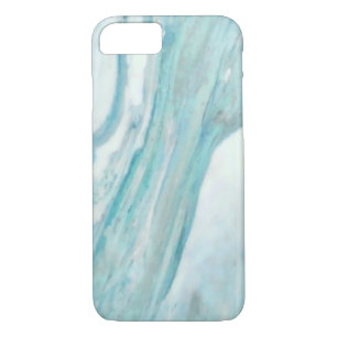 Ocean Blue Surf Abstract Marble Pattern Case-Mate iPhone Case