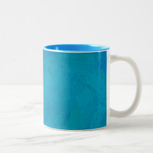 Ocean Blue Two-Tone Coffee Mug
