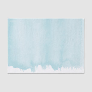 Ocean Blue Watercolor Tissue Paper