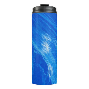 Ocean Blue Waves Summer Time Thermal Tumbler