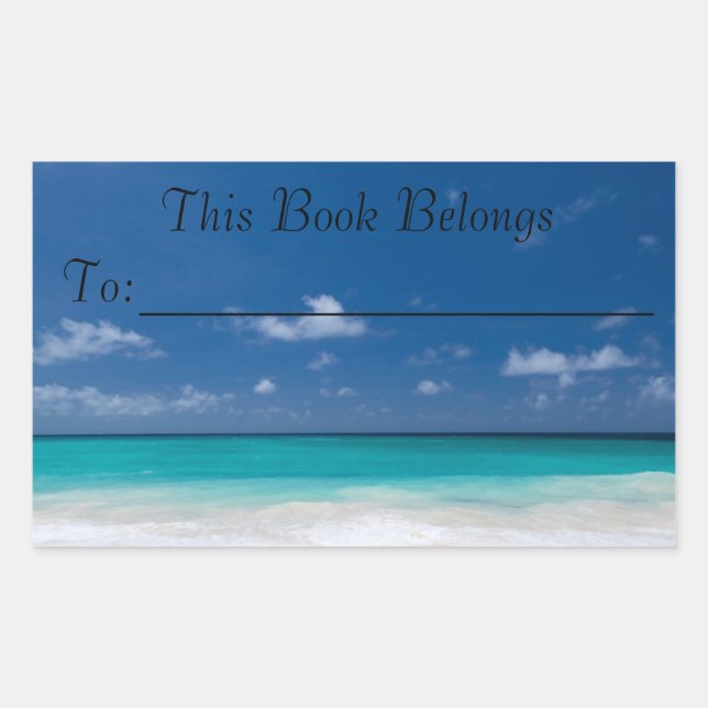 Ocean Breeze Book Label (Front)