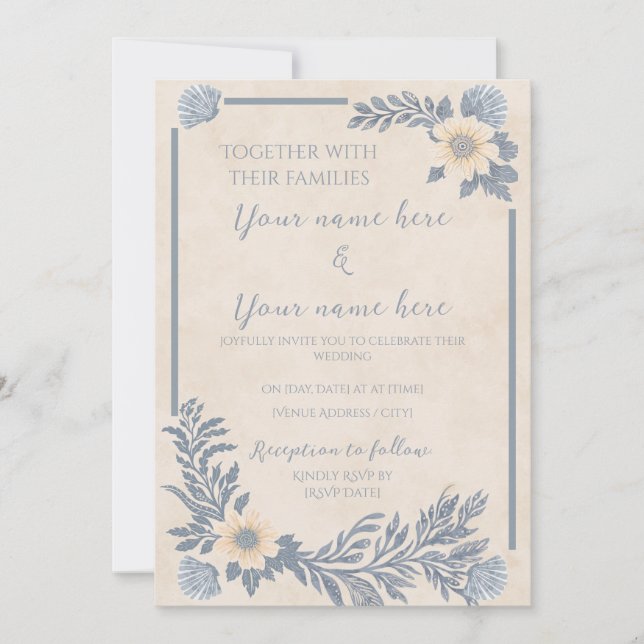 Ocean Breeze Invitation (Devant)