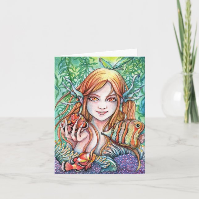 Ocean Breeze Note Card (Front)