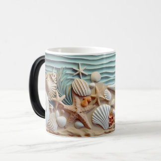 Ocean Breeze Seashell Mug