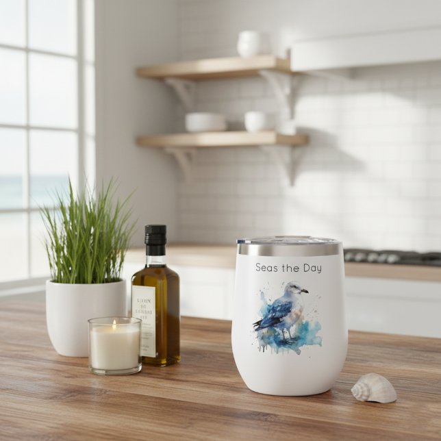 Ocean Breeze: Watercolor Seagull (Creator Uploaded)