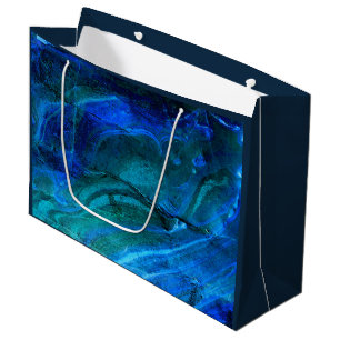 Ocean Carved Stone Large Gift Bag