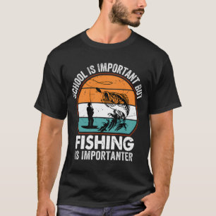 Ocean Catch Vintage Fishing Boat Illustration T-Shirt