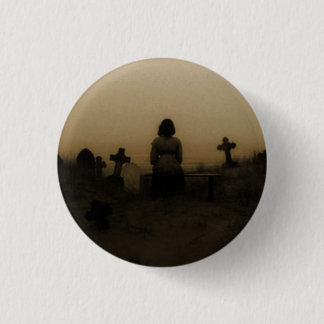 Ocean cemetery 1 inch round button