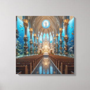 Ocean Chapel Canvas Print