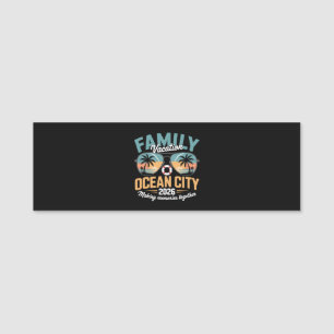 Ocean City Beach Name Tag