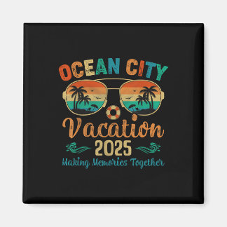 Ocean City Beach Vacation 2025 Friends Family Summ Magnet