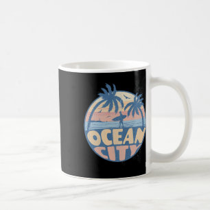 Ocean City Maryland Beach Surf Summer Vacation Vin Coffee Mug