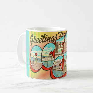 Ocean City MD Greetings Postcard Coffee Mug