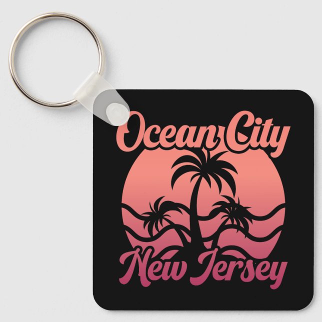 Ocean City,New Jersey Keychain (Front)