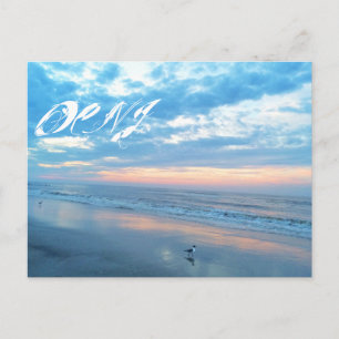 Ocean City New Jersey Post Card-Sunrise Reflection Postcard