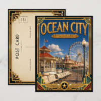 Ocean City New Jersey Vintage Art Deco Golden Age