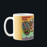 Ocean City NJ Greetings  Postcard Coffee Mug<br><div class="desc">Wonderful vintage,  retro postcard greeting from Ocean City,  New Jersey repurposed!</div>