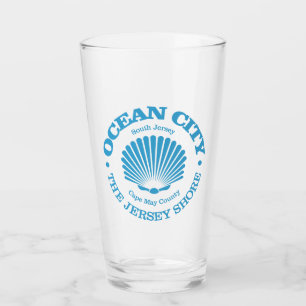 Ocean City NJ (seashell) Glass