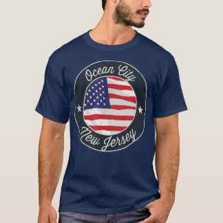 Ocean City - T-shirt souvenir du New Jersey patrio