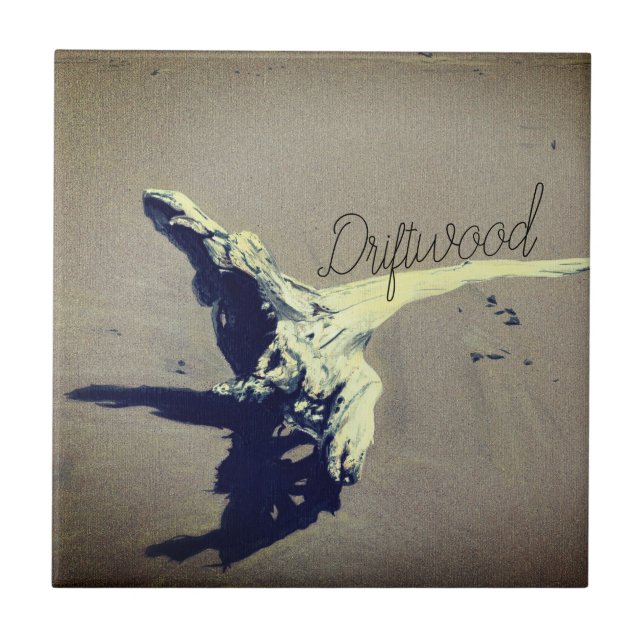Ocean Coastal Driftwood Tile (Front)