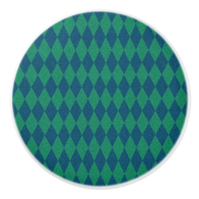 Ocean Colour Diamond Glitter Ceramic Knob (Front)