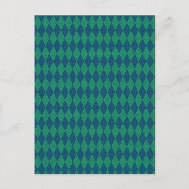 Ocean Colours Diamond Glitter Postcard (Front)