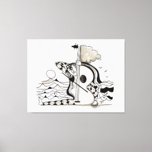 OCEAN CONCERT FOR SOFIA  CANVAS PRINT