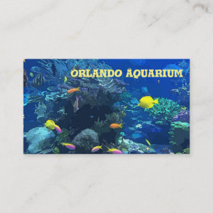 Ocean Coral Reef Carte de visite à thème