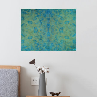 Ocean Creatures Gold Foil Print