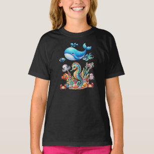 Ocean Creatures Kids T-Shirt