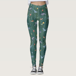 Ocean Creatures (Whale, Octopus & Shark) Leggings